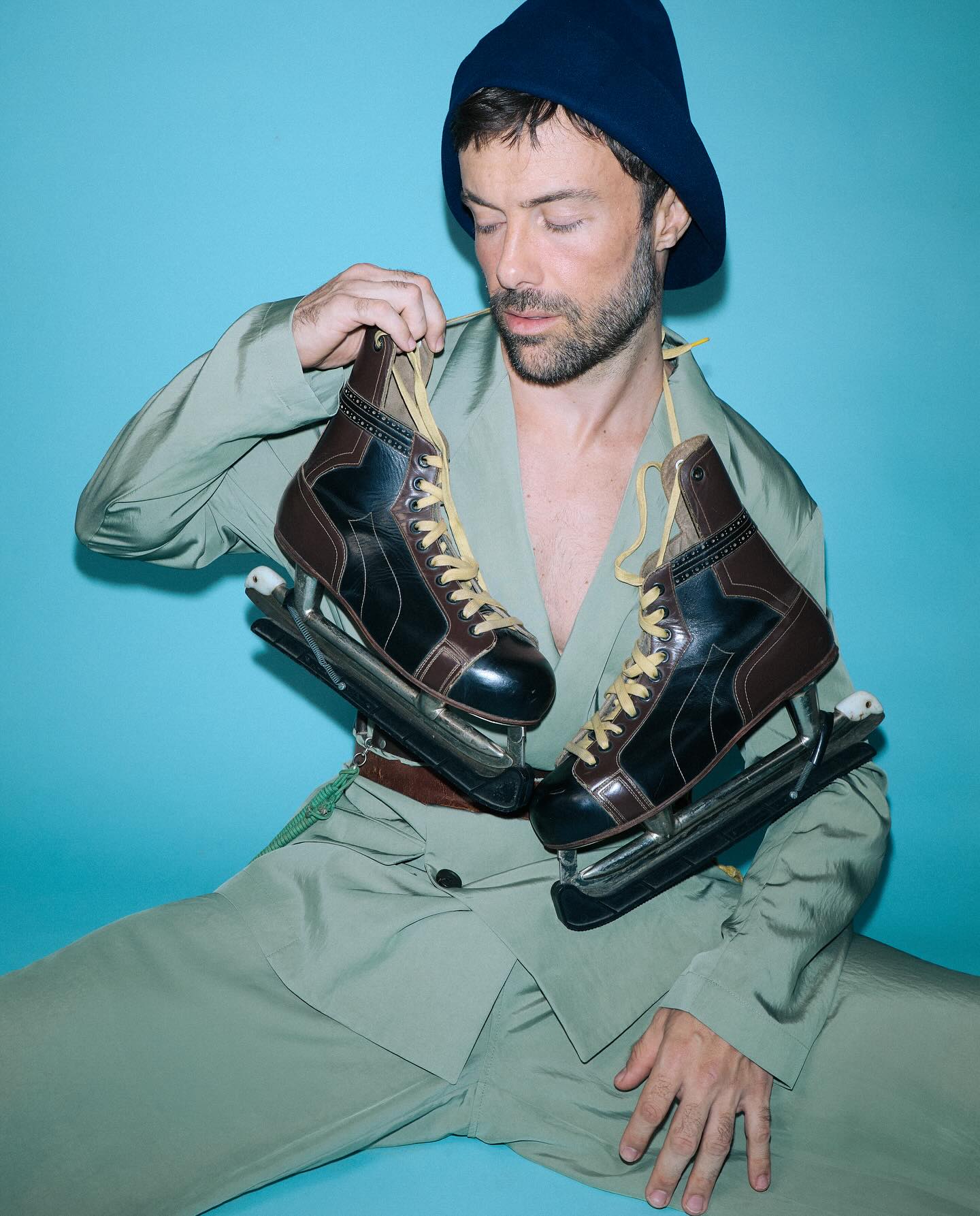 Kayky Brito em editorial de moda para L’Officiel Hommes Brasil